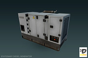Stationary diesel generator