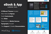 eBook & App Seller Landing Page