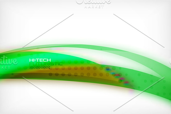 Glossy wave vector background