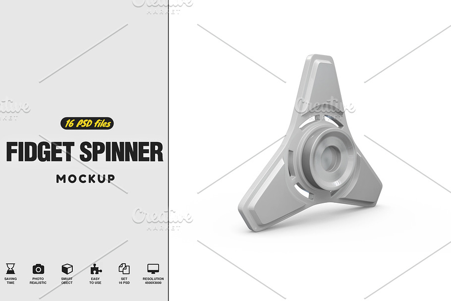 Fidget Spinner MockUp Vol.3