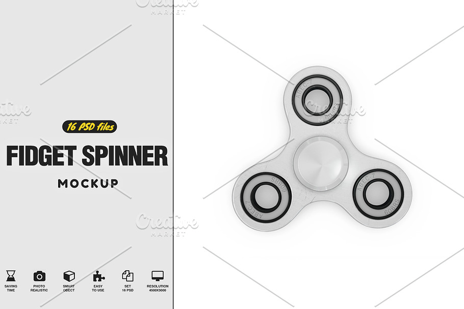 Fidget Spinner MockUp Vol.1 Mockup