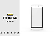 HTC One M9 Mock-up