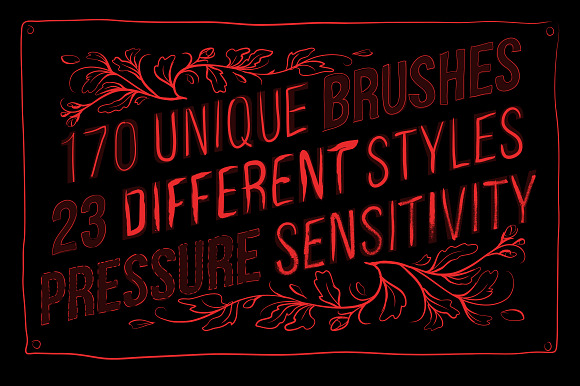 Growl Vector Brushes in Photoshop Brushes - product preview 1