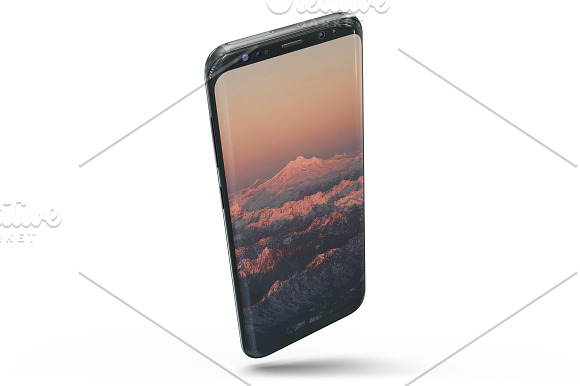 Samsung Galaxy s8 App Skin Mock-up in Mobile & Web Mockups - product preview 4