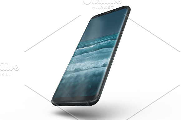 Samsung Galaxy s8 App Skin Mock-up in Mobile & Web Mockups - product preview 5