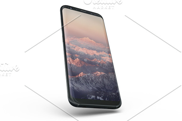 Samsung Galaxy s8 App Skin Mock-up in Mobile & Web Mockups - product preview 6