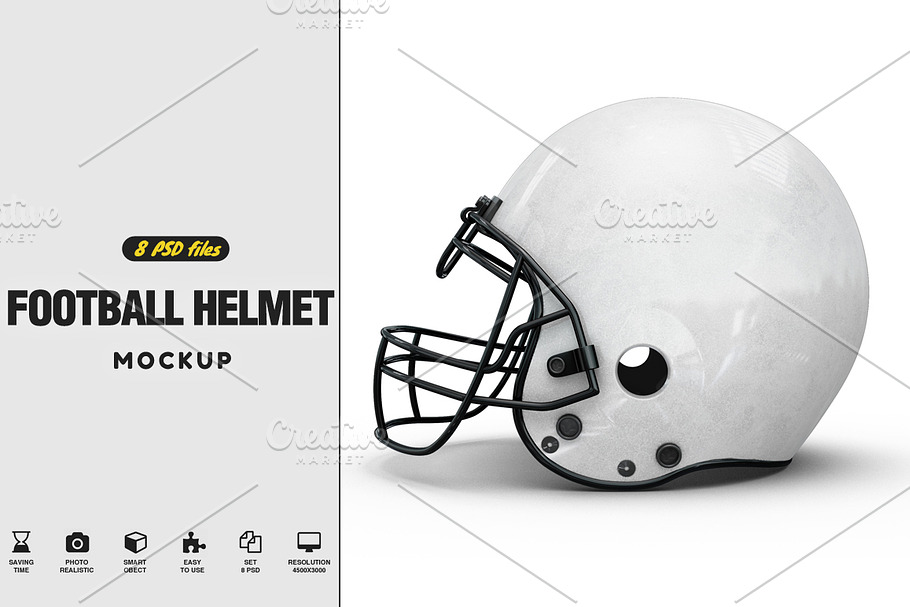Football Helmet Mock-up