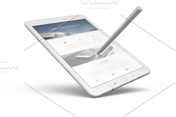 Samsung Galaxy Tab s3 2017 vol2 in Mobile & Web Mockups - product preview 1