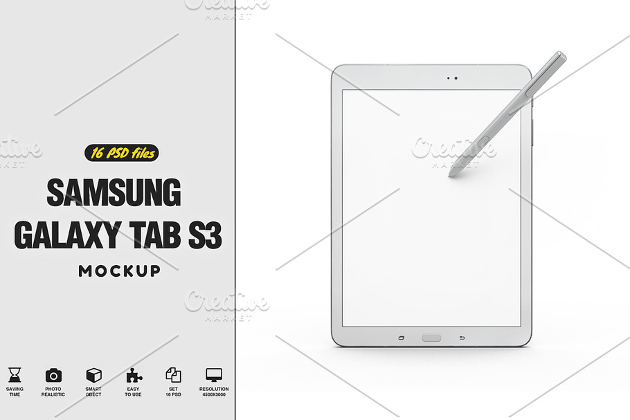 Samsung Galaxy Tab s3 2017 App Skin  in Mobile & Web Mockups - product preview 8