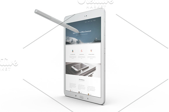 Samsung Galaxy Tab s3 2017 App Skin  in Mobile & Web Mockups - product preview 2