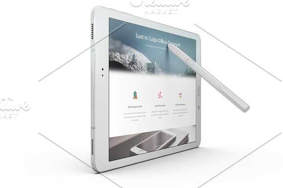 Samsung Galaxy Tab s3 2017 App Skin  in Mobile & Web Mockups - product preview 15