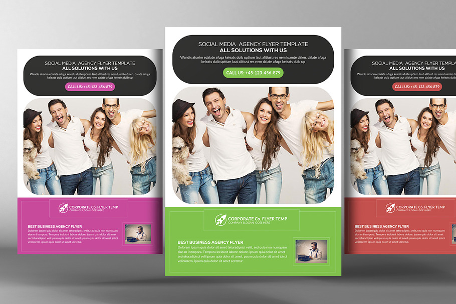 Business Flyer Digital Marketing in Flyer Templates - product preview 8