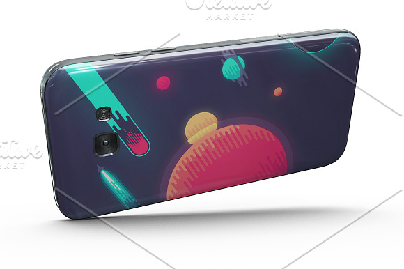  Samsung Galaxy A7 2017 App Skin in Mobile & Web Mockups - product preview 9