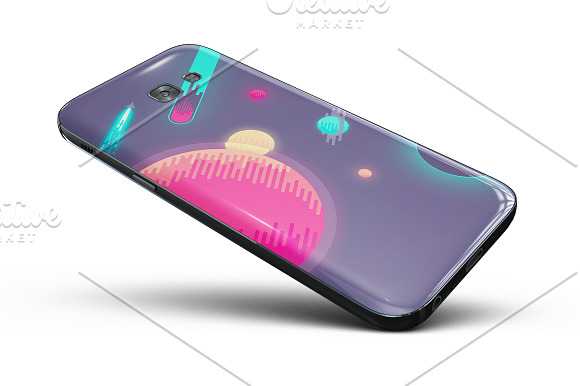  Samsung Galaxy A7 2017 App Skin in Mobile & Web Mockups - product preview 15