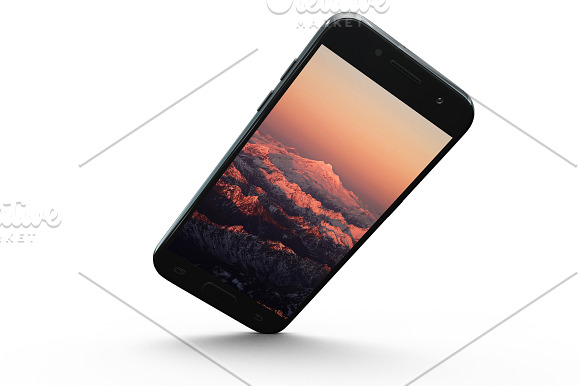Samsung Galaxy A3 2017 App Skin Mock in Mobile & Web Mockups - product preview 14
