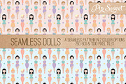 Seamless Dolls Pattern