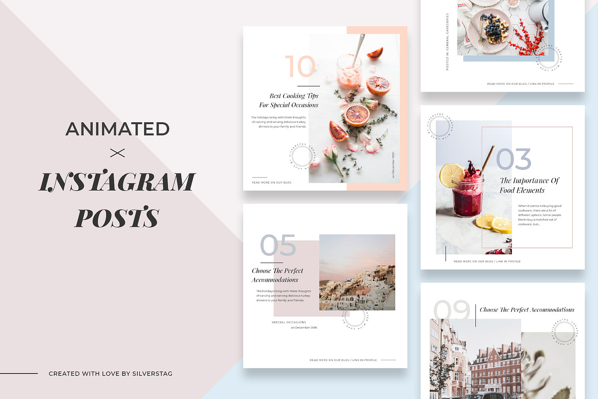 ANIMATED Modern Instagram Posts in Instagram Templates - product preview 8