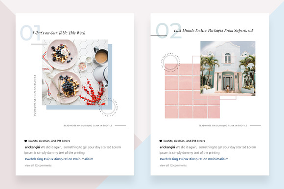 ANIMATED Modern Instagram Posts in Instagram Templates - product preview 1