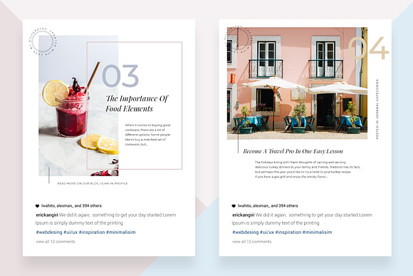 ANIMATED Modern Instagram Posts in Instagram Templates - product preview 2