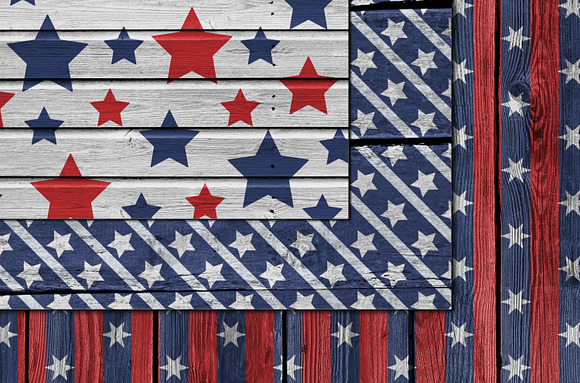 Rustic July 4th backgrounds in Textures - product preview 1