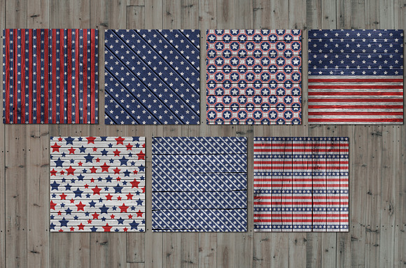 Rustic July 4th backgrounds in Textures - product preview 2