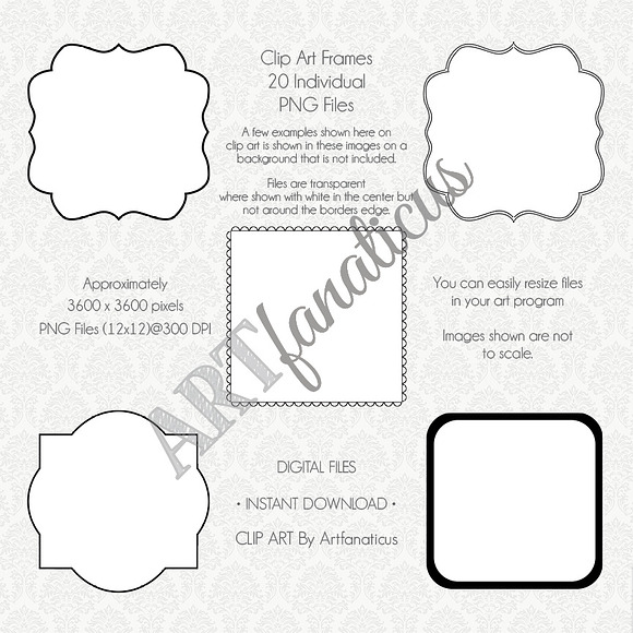 BLACK & WHITE SQUARE LABELS in Illustrations - product preview 4
