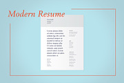 Modern Resume Template