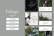 Foliage Instagram Social Media Pack