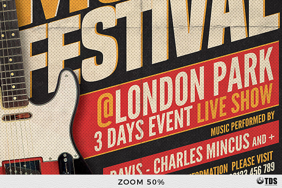Music Festival Flyer Template V17 in Flyer Templates - product preview 6