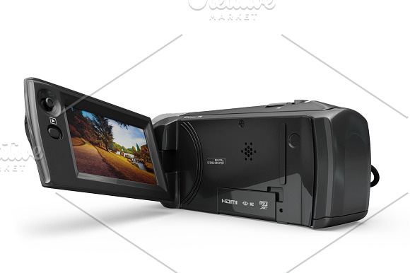 Full HD Sony HDR CX240 MockUp in Product Mockups - product preview 5