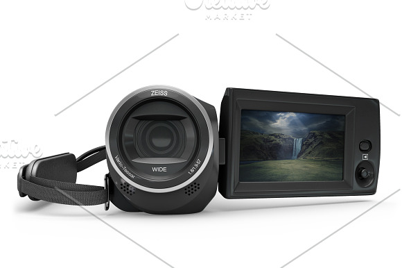 Full HD Sony HDR CX240 MockUp in Product Mockups - product preview 6