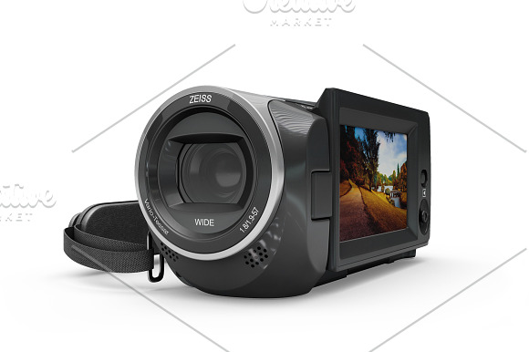 Full HD Sony HDR CX240 MockUp in Product Mockups - product preview 10