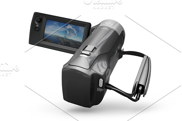 Full HD Sony HDR CX240 MockUp in Product Mockups - product preview 11