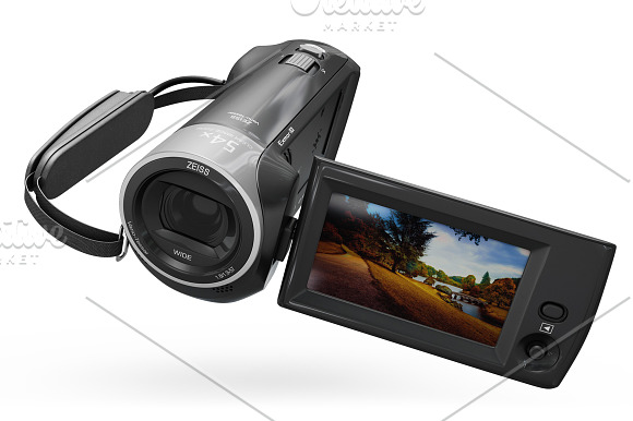 Full HD Sony HDR CX240 MockUp in Product Mockups - product preview 13