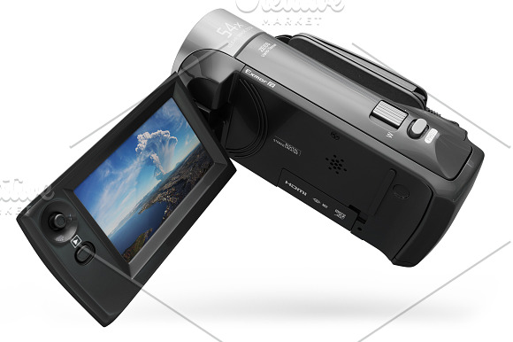 Full HD Sony HDR CX240 MockUp in Product Mockups - product preview 15