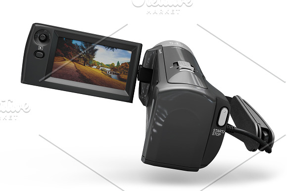 Full HD Sony HDR CX240 MockUp in Product Mockups - product preview 16