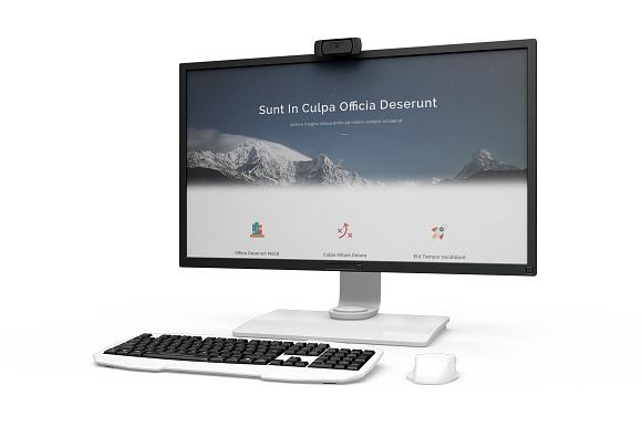 Benq Monitor Mockup in Mobile & Web Mockups - product preview 9