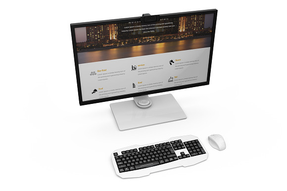 Benq Monitor Mockup in Mobile & Web Mockups - product preview 12
