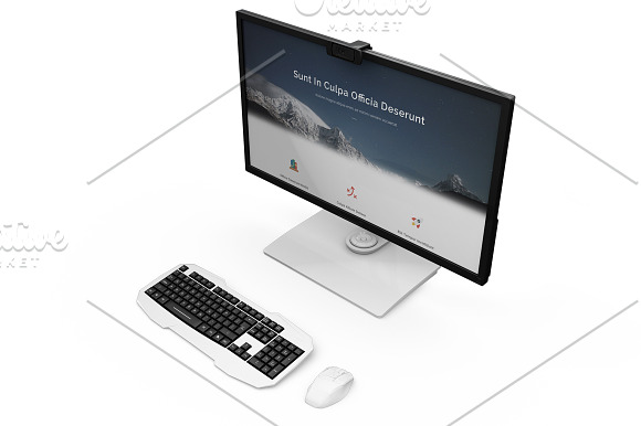 Benq Monitor Mockup in Mobile & Web Mockups - product preview 15