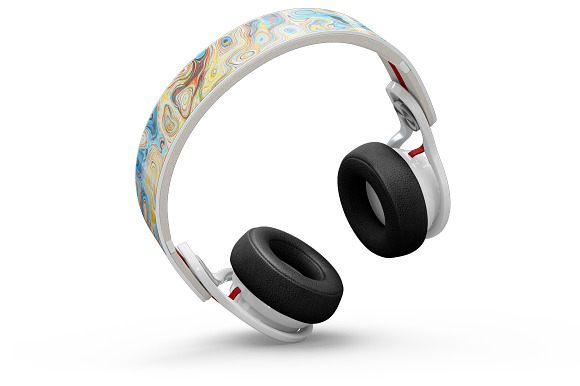 Headphones Monster Beats Mockup in Mobile & Web Mockups - product preview 9
