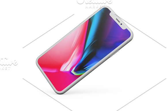 Apple iPhone X vol.2 in Mobile & Web Mockups - product preview 2