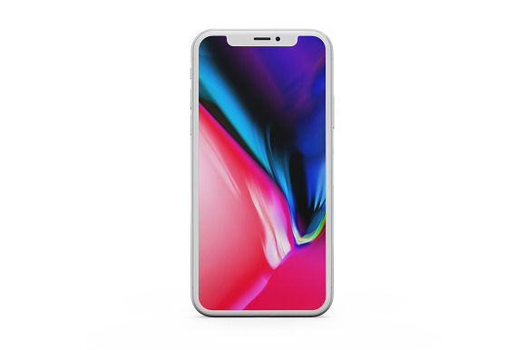 Apple iPhone X vol.2 in Mobile & Web Mockups - product preview 6