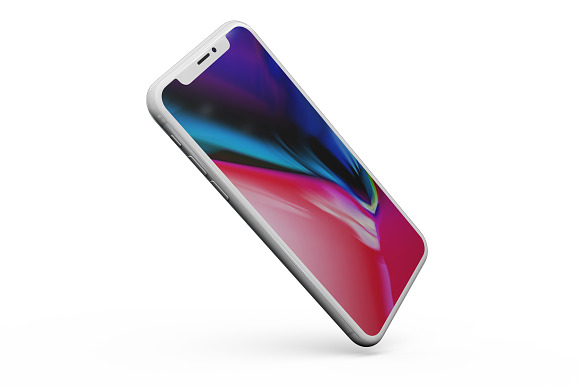 Apple iPhone X vol.2 in Mobile & Web Mockups - product preview 9