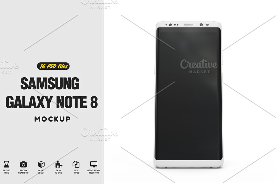 Samsung Galaxy Note 8 Vol.2 Mockup in Mobile & Web Mockups - product preview 8