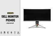 Dell Monitor pg348q Mock-up