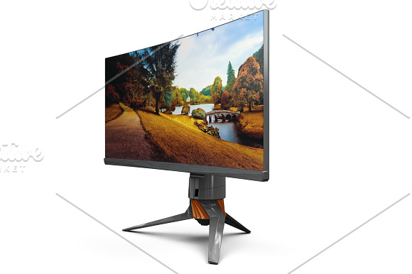 Dell Monitor pg348q Mock-up in Mobile & Web Mockups - product preview 1