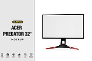 Acer Predator 32" Monitor Mockup