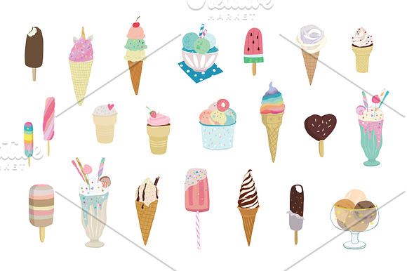 Ice Cream in Illustrations - product preview 1