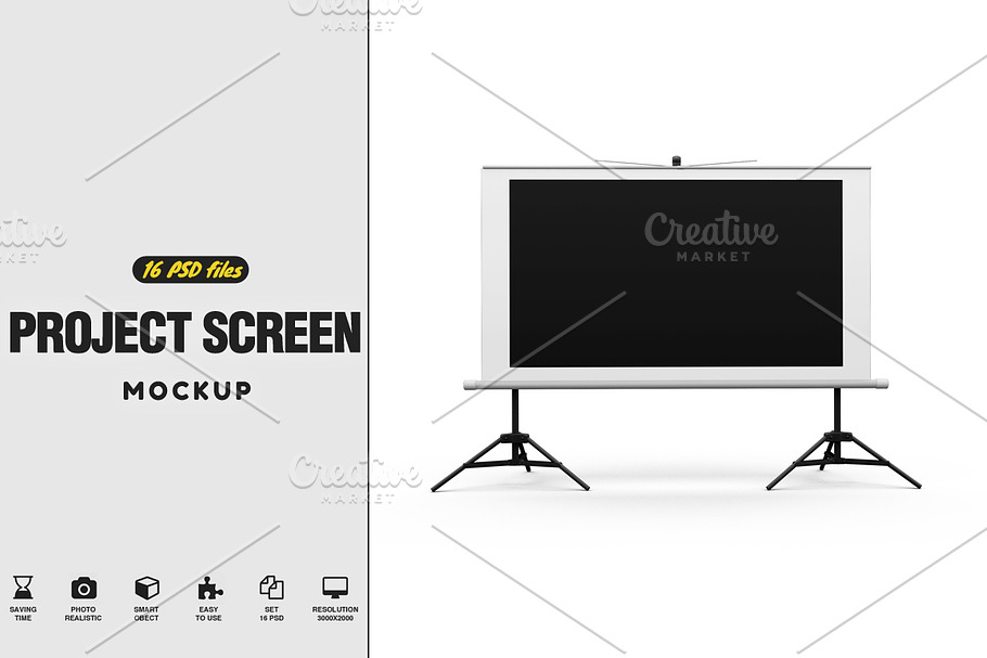 Project Screen Mockup in Product Mockups - product preview 8