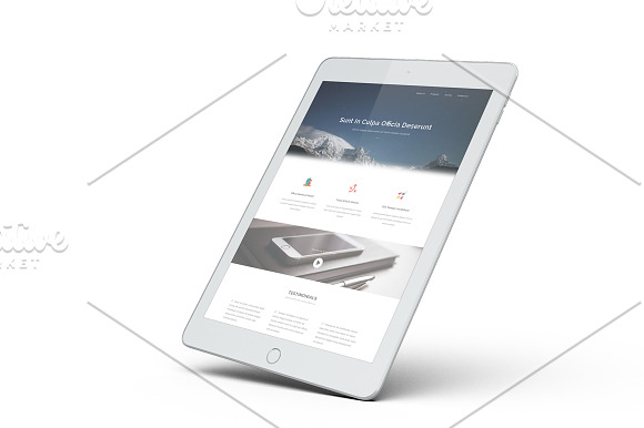 iPad Pro 9,7 Mockup in Mobile & Web Mockups - product preview 1